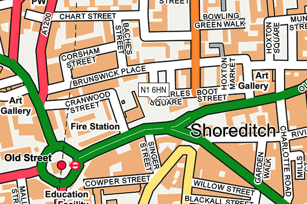 N1 6HN map - OS OpenMap – Local (Ordnance Survey)