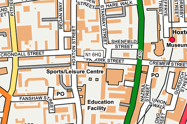 N1 6HQ map - OS OpenMap – Local (Ordnance Survey) N1 6HQ map - OS OpenMap – Local (Ordnance Survey)