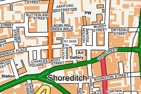 N1 6HW map - OS OpenMap – Local (Ordnance Survey) N1 6HW map - OS OpenMap – Local (Ordnance Survey)