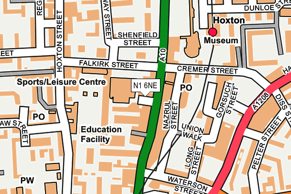 N1 6NE map - OS OpenMap – Local (Ordnance Survey) N1 6NE map - OS OpenMap – Local (Ordnance Survey)