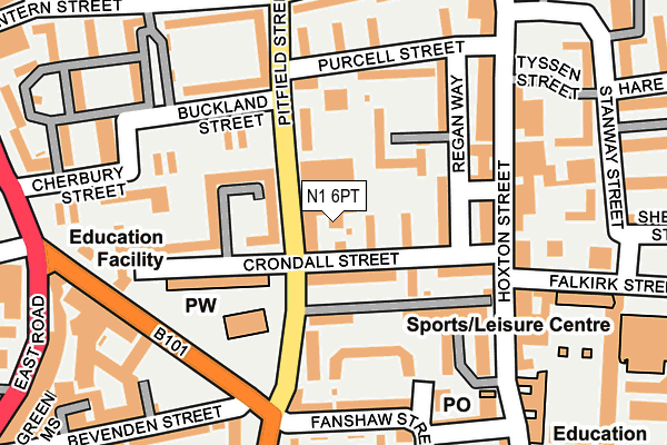 N1 6PT map - OS OpenMap – Local (Ordnance Survey) N1 6PT map - OS OpenMap – Local (Ordnance Survey)