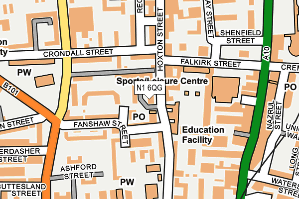N1 6QG map - OS OpenMap – Local (Ordnance Survey) N1 6QG map - OS OpenMap – Local (Ordnance Survey)