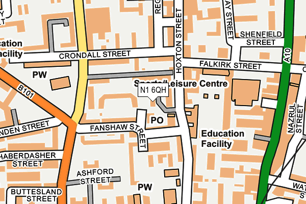 N1 6QH map - OS OpenMap – Local (Ordnance Survey) N1 6QH map - OS OpenMap – Local (Ordnance Survey)