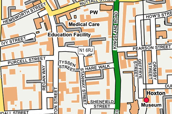N1 6RJ map - OS OpenMap – Local (Ordnance Survey) N1 6RJ map - OS OpenMap – Local (Ordnance Survey)