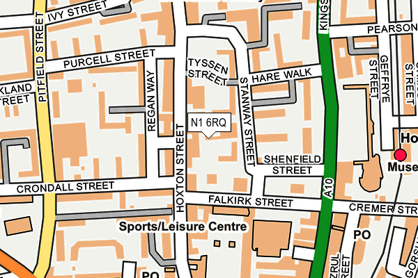 N1 6RQ map - OS OpenMap – Local (Ordnance Survey) N1 6RQ map - OS OpenMap – Local (Ordnance Survey)