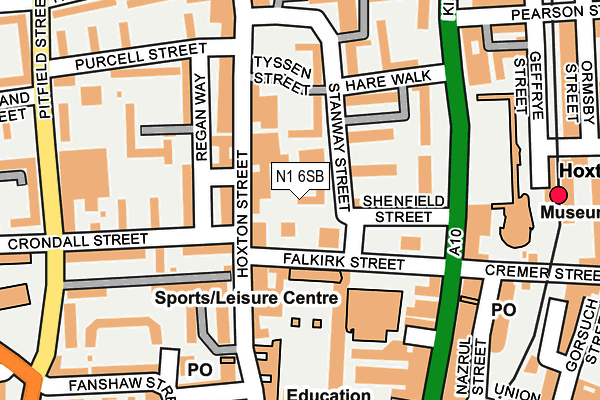 N1 6SB map - OS OpenMap – Local (Ordnance Survey) N1 6SB map - OS OpenMap – Local (Ordnance Survey)