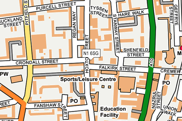 N1 6SG map - OS OpenMap – Local (Ordnance Survey) N1 6SG map - OS OpenMap – Local (Ordnance Survey)