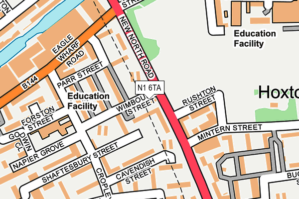 N1 6TA map - OS OpenMap – Local (Ordnance Survey) N1 6TA map - OS OpenMap – Local (Ordnance Survey)