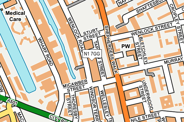 N1 7GG map - OS OpenMap – Local (Ordnance Survey) N1 7GG map - OS OpenMap – Local (Ordnance Survey)