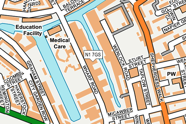 N1 7GS map - OS OpenMap – Local (Ordnance Survey) N1 7GS map - OS OpenMap – Local (Ordnance Survey)