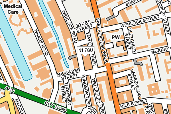 N1 7GU map - OS OpenMap – Local (Ordnance Survey) N1 7GU map - OS OpenMap – Local (Ordnance Survey)