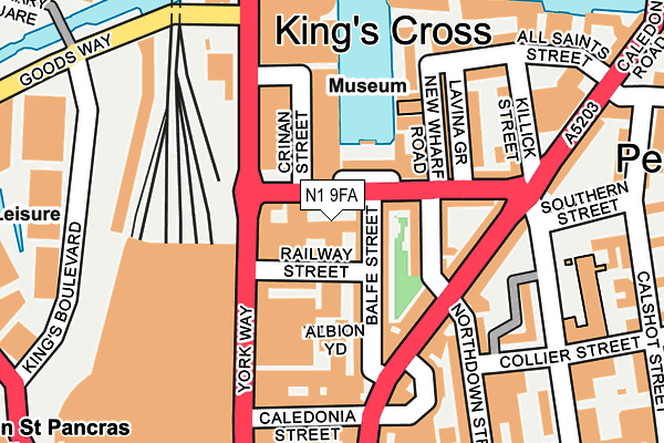N1 9FA map - OS OpenMap – Local (Ordnance Survey) N1 9FA map - OS OpenMap – Local (Ordnance Survey)