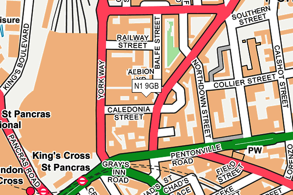 N1 9GB map - OS OpenMap – Local (Ordnance Survey) N1 9GB map - OS OpenMap – Local (Ordnance Survey)