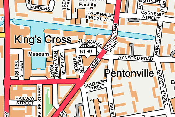 N1 9UT map - OS OpenMap – Local (Ordnance Survey) N1 9UT map - OS OpenMap – Local (Ordnance Survey)