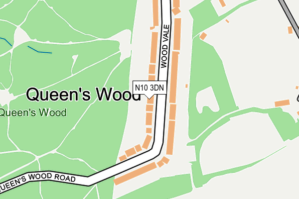 N10 3DN map - OS OpenMap – Local (Ordnance Survey) N10 3DN map - OS OpenMap – Local (Ordnance Survey)