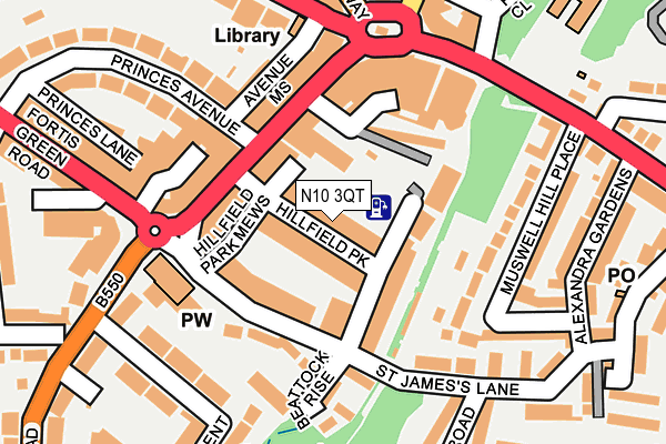N10 3QT map - OS OpenMap – Local (Ordnance Survey) N10 3QT map - OS OpenMap – Local (Ordnance Survey)