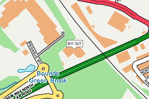 N11 3UT map - OS OpenMap – Local (Ordnance Survey) N11 3UT map - OS OpenMap – Local (Ordnance Survey)