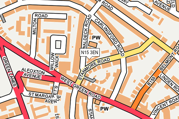 N15 3EN map - OS OpenMap – Local (Ordnance Survey) N15 3EN map - OS OpenMap – Local (Ordnance Survey)