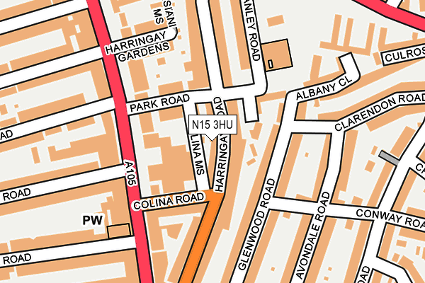 N15 3HU map - OS OpenMap – Local (Ordnance Survey) N15 3HU map - OS OpenMap – Local (Ordnance Survey)