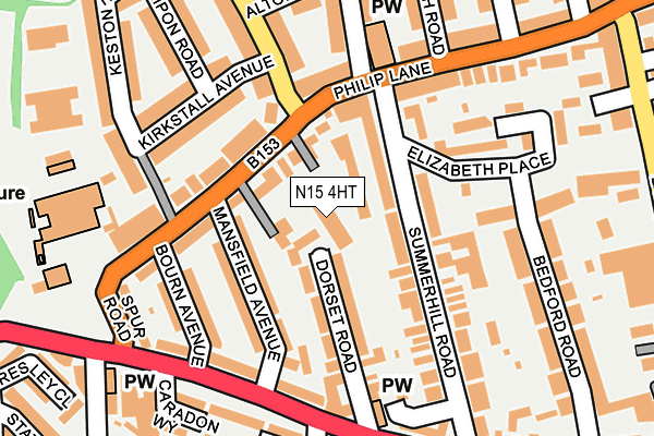 N15 4HT map - OS OpenMap – Local (Ordnance Survey) N15 4HT map - OS OpenMap – Local (Ordnance Survey)