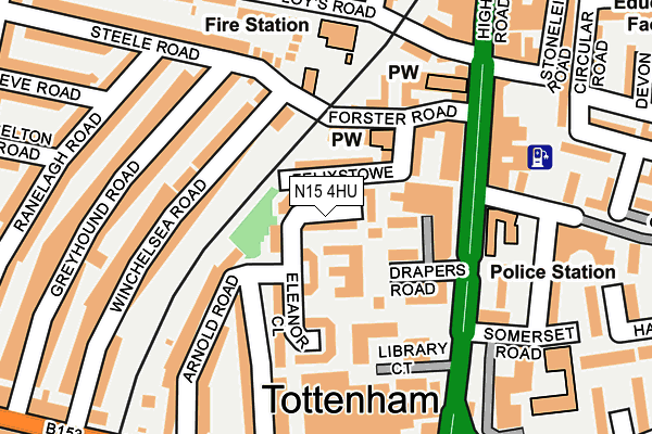 N15 4HU map - OS OpenMap – Local (Ordnance Survey) N15 4HU map - OS OpenMap – Local (Ordnance Survey)