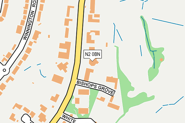 N2 0BN map - OS OpenMap – Local (Ordnance Survey) N2 0BN map - OS OpenMap – Local (Ordnance Survey)