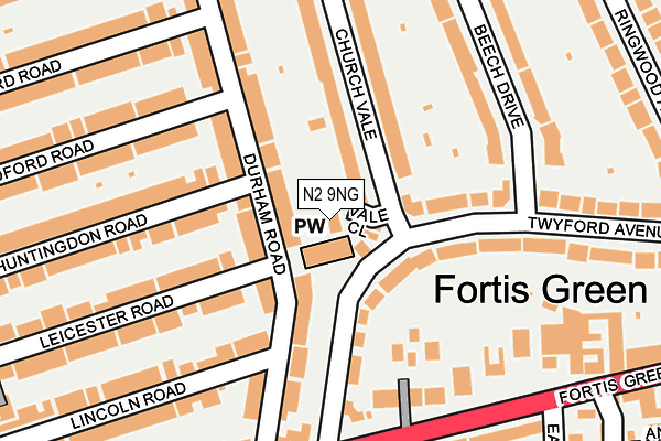 N2 9NG map - OS OpenMap – Local (Ordnance Survey) N2 9NG map - OS OpenMap – Local (Ordnance Survey)