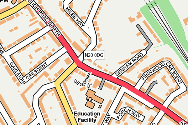 N20 0DG map - OS OpenMap – Local (Ordnance Survey) N20 0DG map - OS OpenMap – Local (Ordnance Survey)