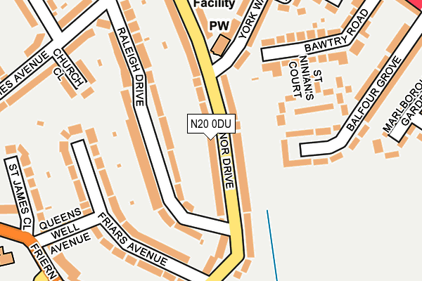 N20 0DU map - OS OpenMap – Local (Ordnance Survey) N20 0DU map - OS OpenMap – Local (Ordnance Survey)
