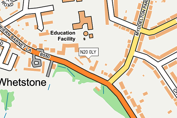 N20 0LY map - OS OpenMap – Local (Ordnance Survey) N20 0LY map - OS OpenMap – Local (Ordnance Survey)
