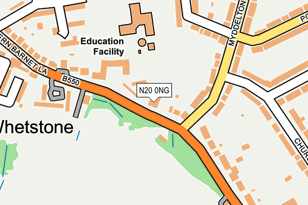 N20 0NG map - OS OpenMap – Local (Ordnance Survey) N20 0NG map - OS OpenMap – Local (Ordnance Survey)