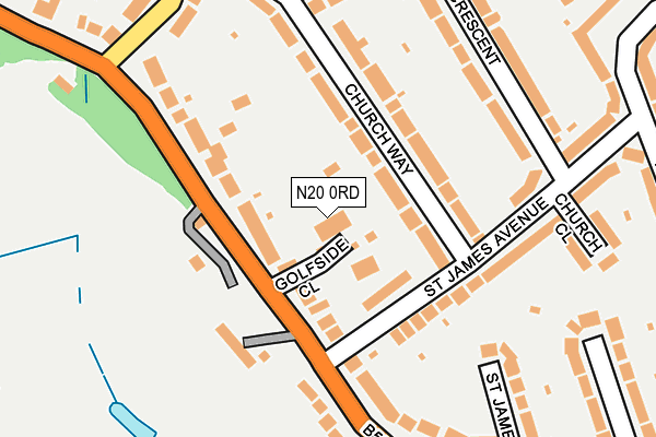 N20 0RD map - OS OpenMap – Local (Ordnance Survey) N20 0RD map - OS OpenMap – Local (Ordnance Survey)