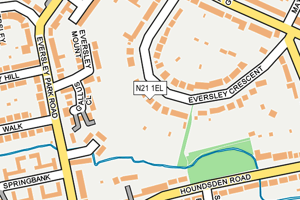 N21 1EL map - OS OpenMap – Local (Ordnance Survey) N21 1EL map - OS OpenMap – Local (Ordnance Survey)