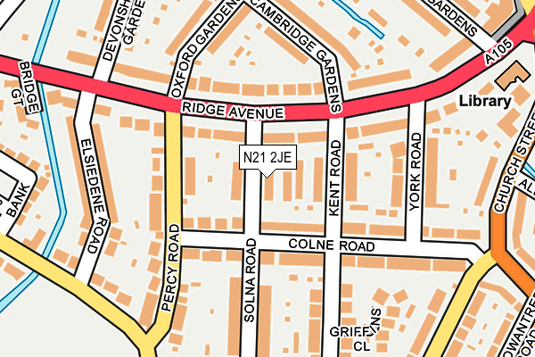 N21 2JE map - OS OpenMap – Local (Ordnance Survey) N21 2JE map - OS OpenMap – Local (Ordnance Survey)