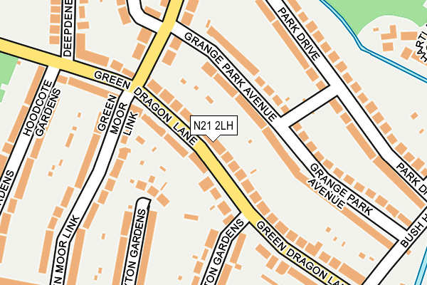 N21 2LH map - OS OpenMap – Local (Ordnance Survey) N21 2LH map - OS OpenMap – Local (Ordnance Survey)