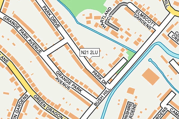 N21 2LU map - OS OpenMap – Local (Ordnance Survey) N21 2LU map - OS OpenMap – Local (Ordnance Survey)