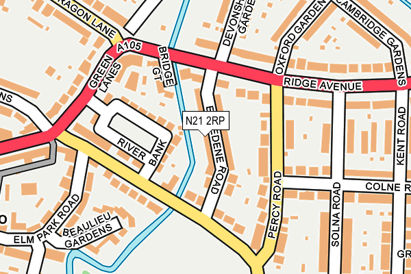 N21 2RP map - OS OpenMap – Local (Ordnance Survey) N21 2RP map - OS OpenMap – Local (Ordnance Survey)