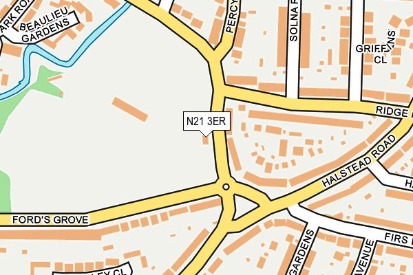N21 3ER map - OS OpenMap – Local (Ordnance Survey) N21 3ER map - OS OpenMap – Local (Ordnance Survey)