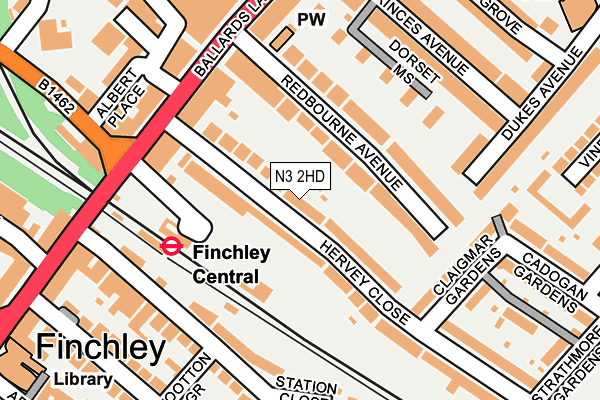 N3 2HD map - OS OpenMap – Local (Ordnance Survey) N3 2HD map - OS OpenMap – Local (Ordnance Survey)