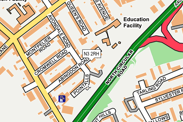 N3 2RH map - OS OpenMap – Local (Ordnance Survey) N3 2RH map - OS OpenMap – Local (Ordnance Survey)