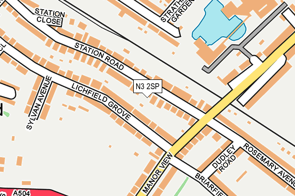 N3 2SP map - OS OpenMap – Local (Ordnance Survey) N3 2SP map - OS OpenMap – Local (Ordnance Survey)