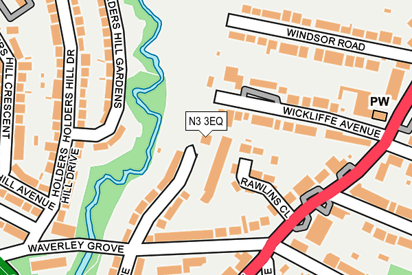 N3 3EQ map - OS OpenMap – Local (Ordnance Survey) N3 3EQ map - OS OpenMap – Local (Ordnance Survey)