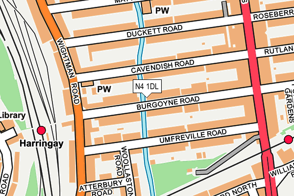N4 1DL map - OS OpenMap – Local (Ordnance Survey) N4 1DL map - OS OpenMap – Local (Ordnance Survey)