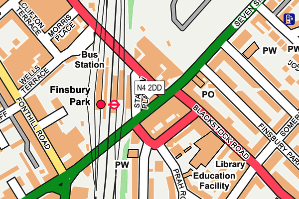 N4 2DD map - OS OpenMap – Local (Ordnance Survey) N4 2DD map - OS OpenMap – Local (Ordnance Survey)