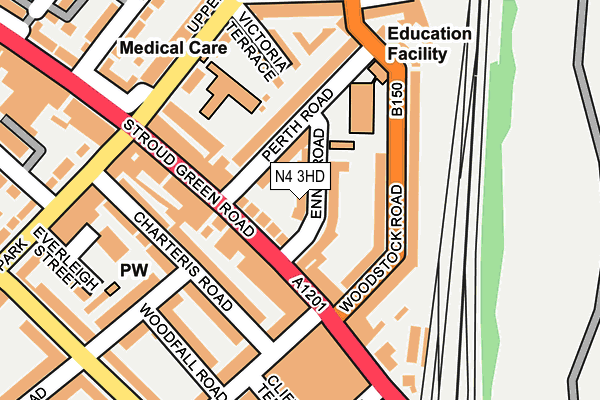 N4 3HD map - OS OpenMap – Local (Ordnance Survey) N4 3HD map - OS OpenMap – Local (Ordnance Survey)