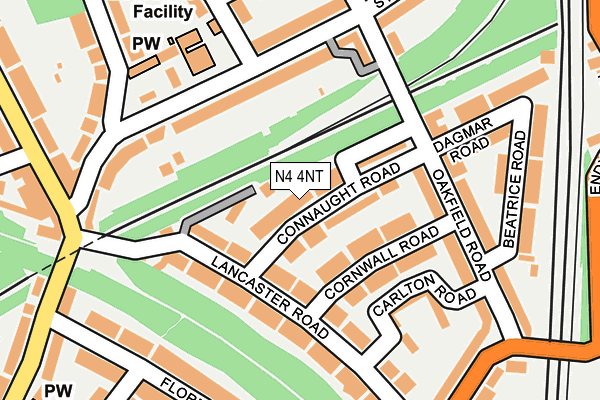 N4 4NT map - OS OpenMap – Local (Ordnance Survey) N4 4NT map - OS OpenMap – Local (Ordnance Survey)