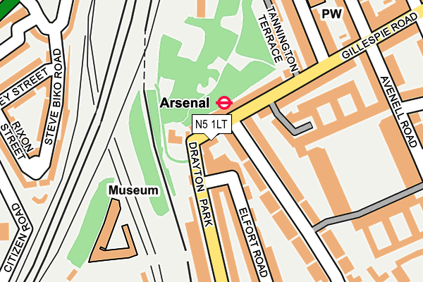 N5 1LT map - OS OpenMap – Local (Ordnance Survey) N5 1LT map - OS OpenMap – Local (Ordnance Survey)