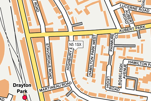 N5 1SX map - OS OpenMap – Local (Ordnance Survey) N5 1SX map - OS OpenMap – Local (Ordnance Survey)