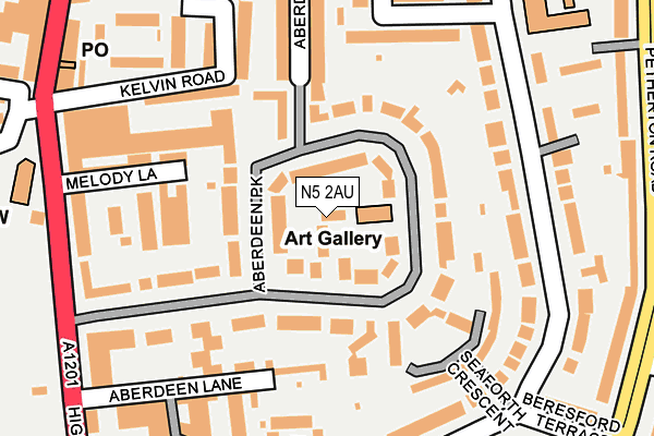 N5 2AU map - OS OpenMap – Local (Ordnance Survey) N5 2AU map - OS OpenMap – Local (Ordnance Survey)