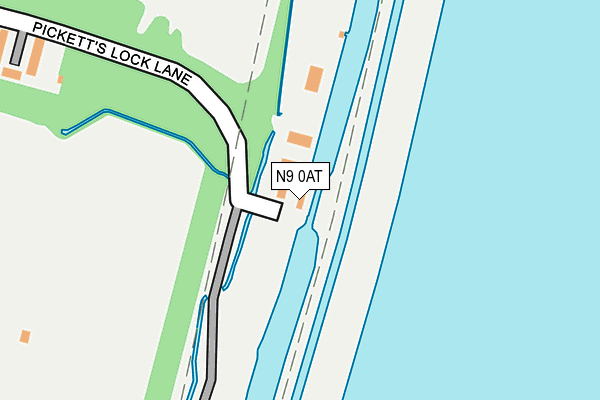 N9 0AT map - OS OpenMap – Local (Ordnance Survey) N9 0AT map - OS OpenMap – Local (Ordnance Survey)